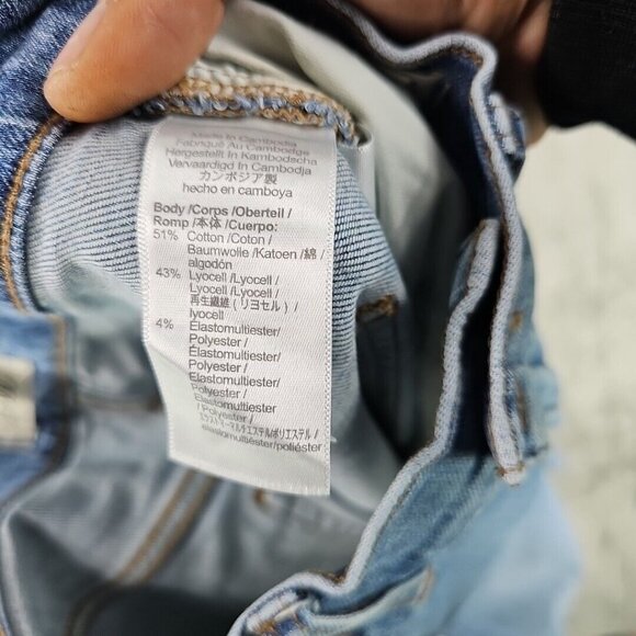 Madewell Jeans Womens 25 The Perfect Vintage Jean Light Blue Breathable Stretch - Picture 5 of 13